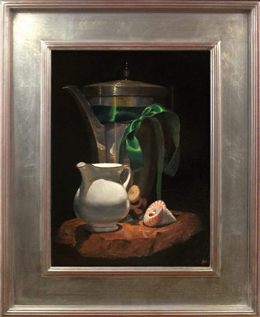 Teacup, Lemon, Sugar Cubes” Framed Print On Canvas – Jeffrey Hayes