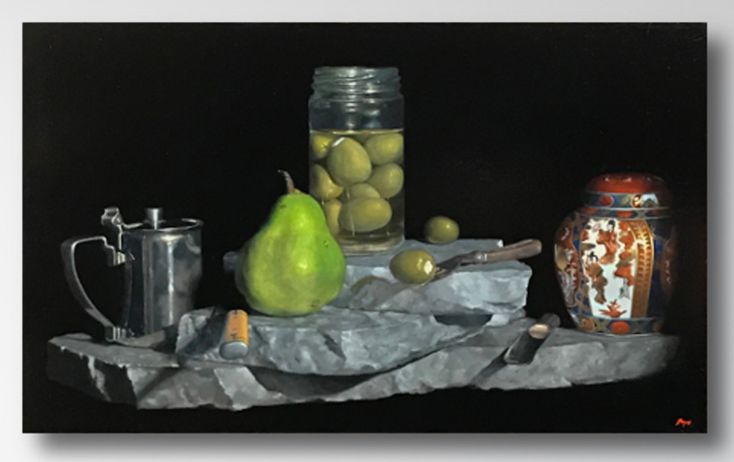 Olives, Creamer, Pear, Ginger Jar$7,500