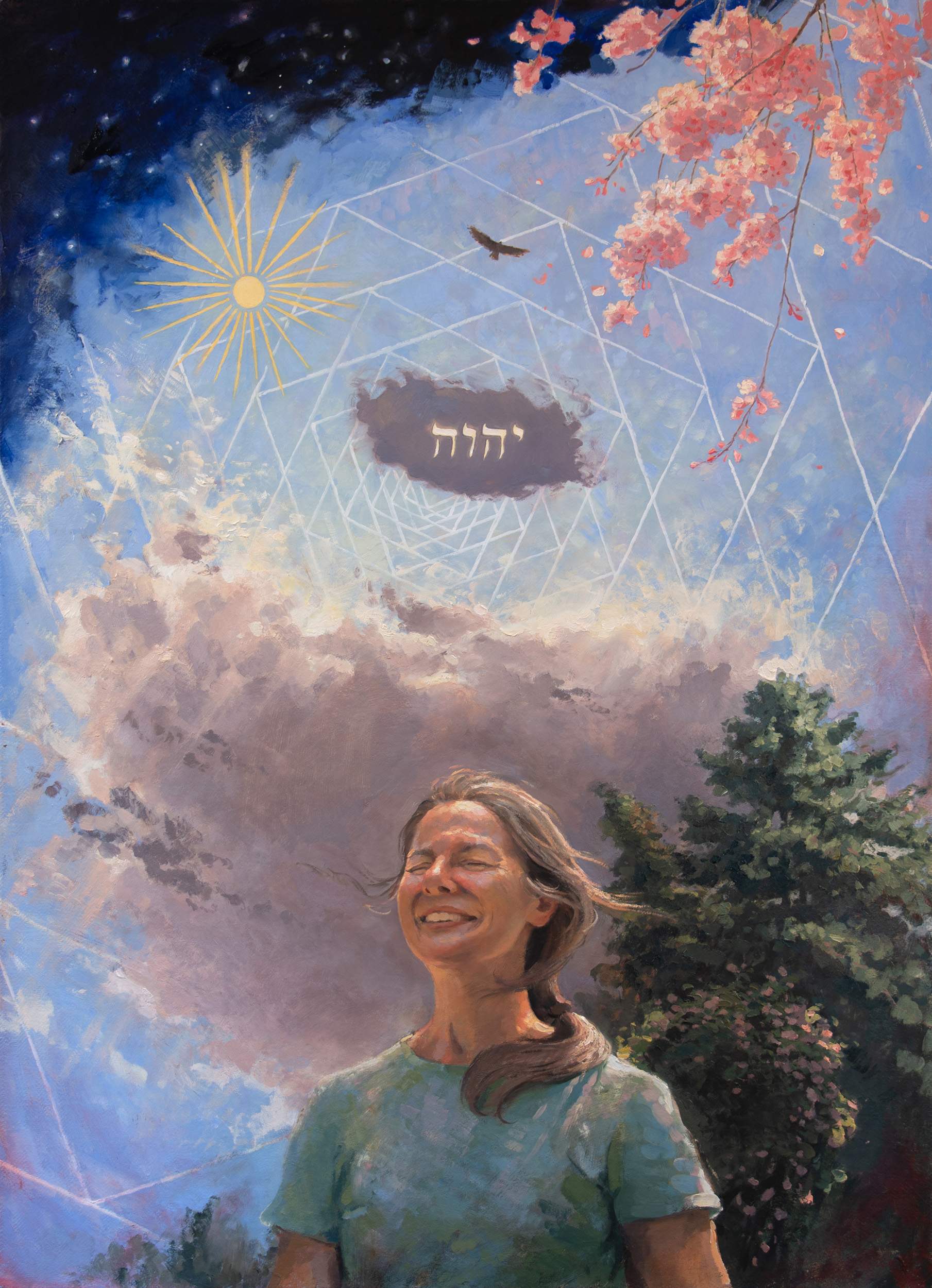 “Cosmic Alignment”
Oil on Linen, 32 x 44 inches, 2024 
www.dustinneece.com